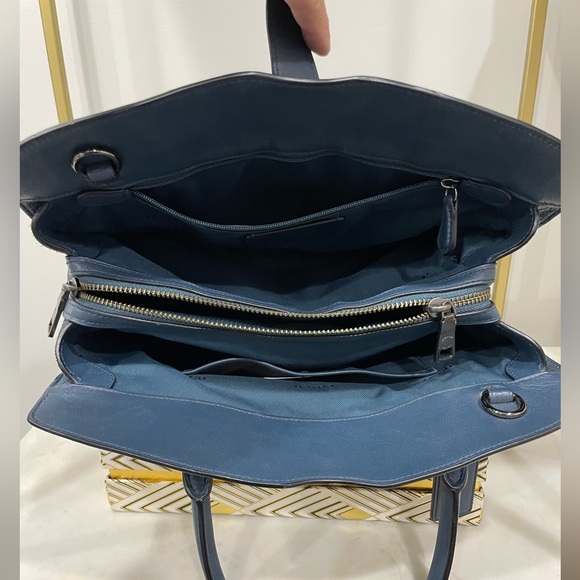 Coach Mercer 30 Satchel in Lapis Blue - Picture 5 of 7